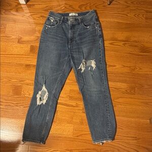 Abercrombie & Fitch High Rise Blue Jeans
